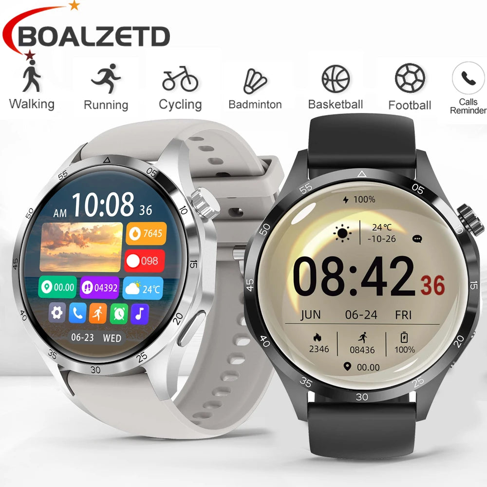New Bluetooth Call Music Men's Smart Watch GPS Movement records NFC IP68 Waterproof Women Health Monitoring Smart Bracelet Gift