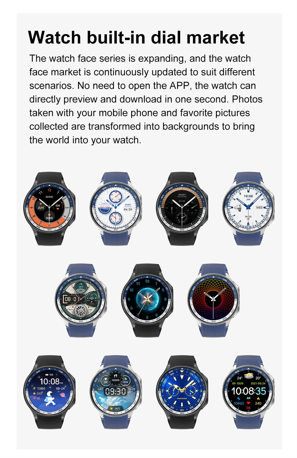 OPPO Watch X Bluetooth Call Smartwatch AMOLED HD Waterproof Men's Sports Watch 3D Visual Surround 4GB RAM Video Playback Watch