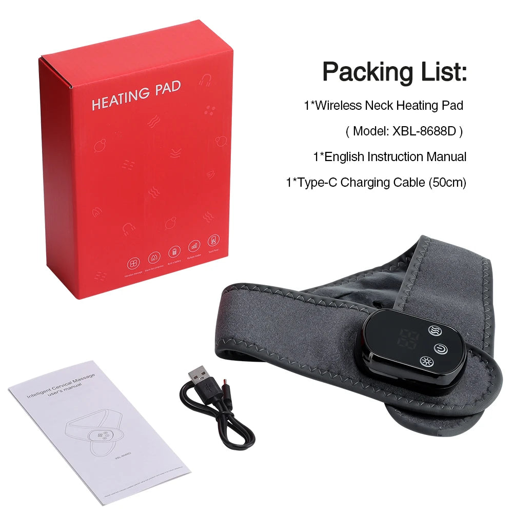 Electric Wrist Brace with Adjustable Hot Compress Vibration Massage Ankle Guard Band Carpal Tunnel Hand Foot Protection Tool