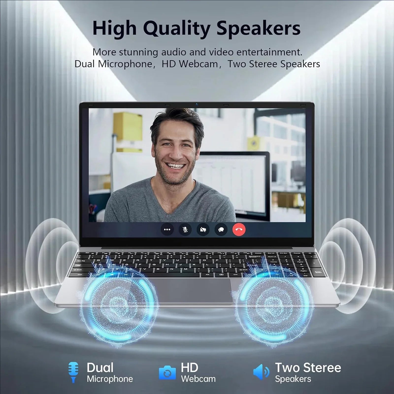 Well-made 15.6" Intel 6500Y Portable Laptop Windows11 Notebook 32GB DDR4 2TB SSD Pc Gamer Office Computer