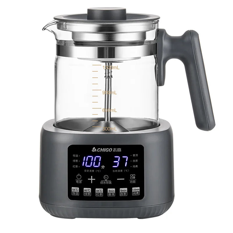 1.3L Steam Spray Tea Kettle Multifunctional Electric Kettle Baby Constant Temperature Milk Regulator 72h Thermostatic Kettle