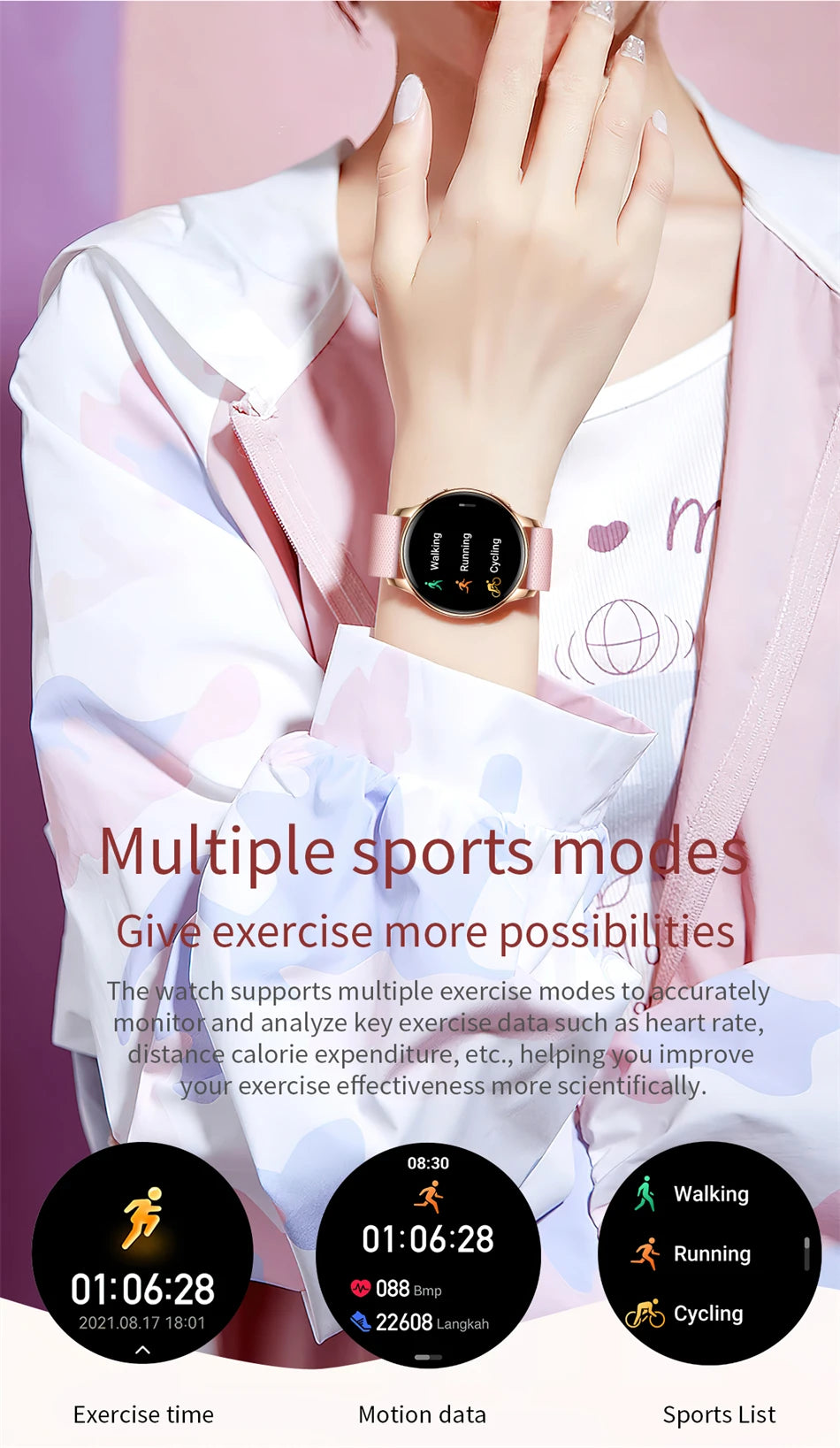New Smart Watch Men Health monitoring Sports Fitness Watch Heart Rate Full Touch Screen Bluetooth Call 2025 Men and women Gift