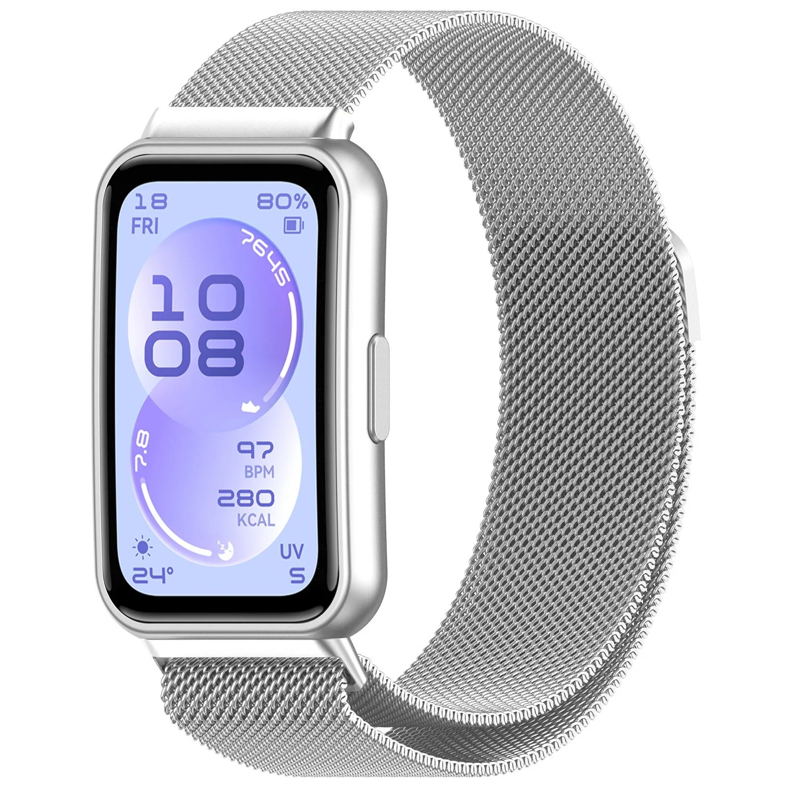 Milanese Band for Huawei Band 11 Pro 11 Metal Magnetic Strap Bracelet Breathable Wristband for Huawei Band 11 Correa Accessories