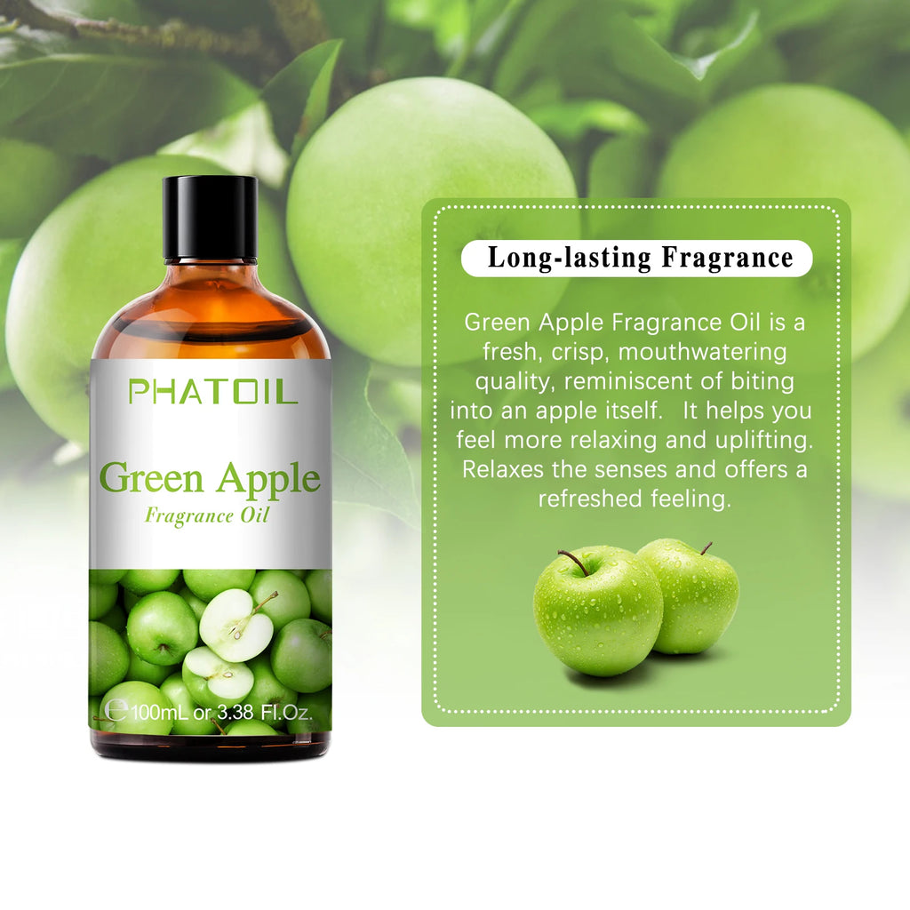 PHATOIL 100ml Fragrance Oils for Aromatherapy & Diffuser Strawberry Cherry Coconut & Vanilla Fragrance Oils For Candle Making