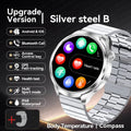 1.85-inch HD Sapphire Glass Smart Watch Men's GPS Movement Track NFC Bluetooth Call  Lingdong Island Health Detection Smartwatch