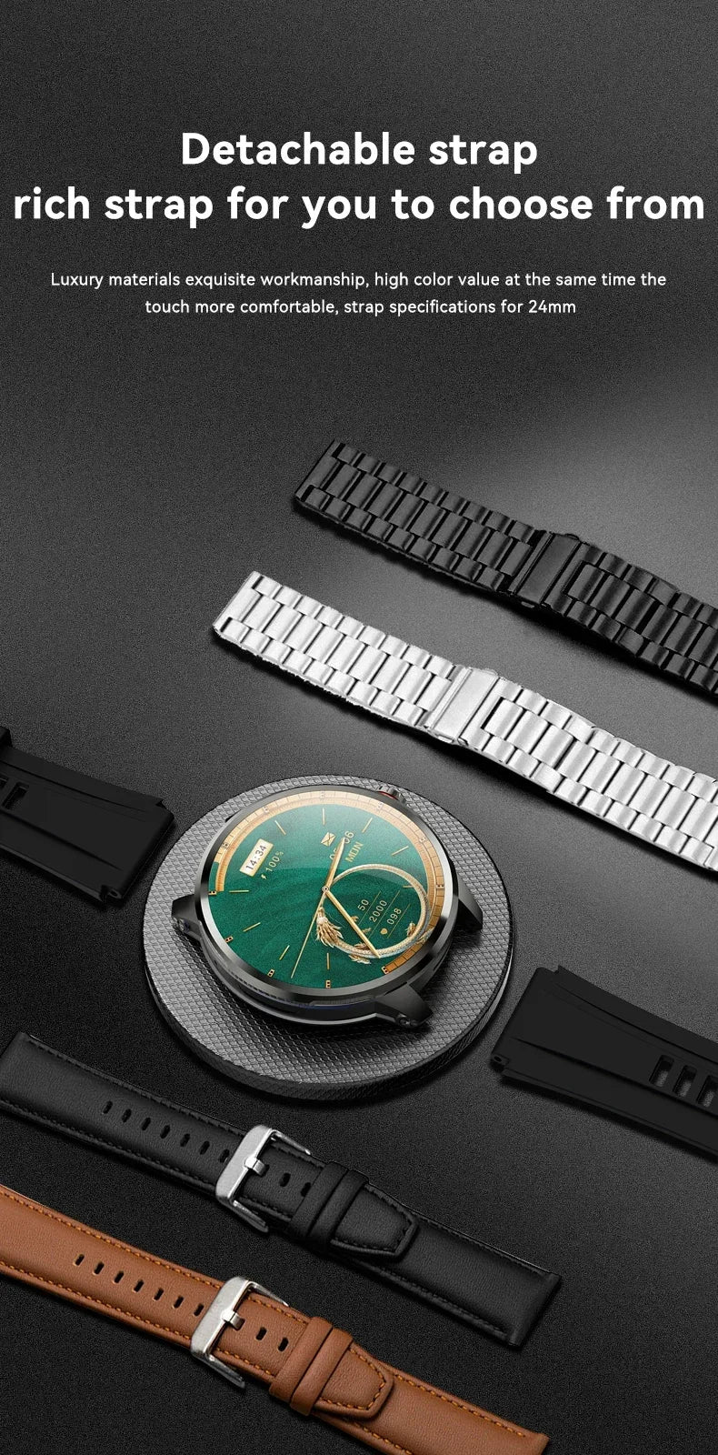 4G Full Network Smart Watch 8GB+128GB RAM 1.95 inch HD Screen 900W Video Call 2100mAh WIFI GPS Google Play Smartwatch Flashlight