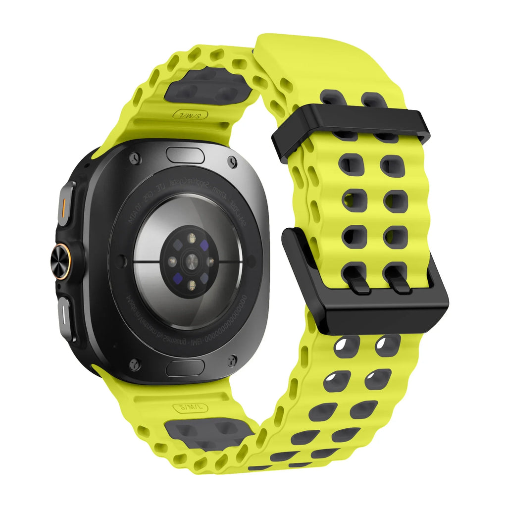 Ocean Silicone Strap for Samsung Galaxy Watch Ultra 47mm Sports Breathable Bracelet Wristband For Galaxy Watch Ultra 47mm Correa