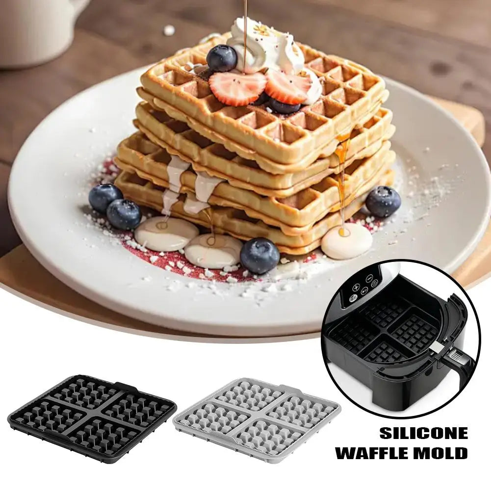 Silicone Air Fryer Waffle Molds Non Stick Liner Hot Air Fryer for Ninja AF300EU AF400EU AF451EU SL400EU AF500DE Baking  Philips