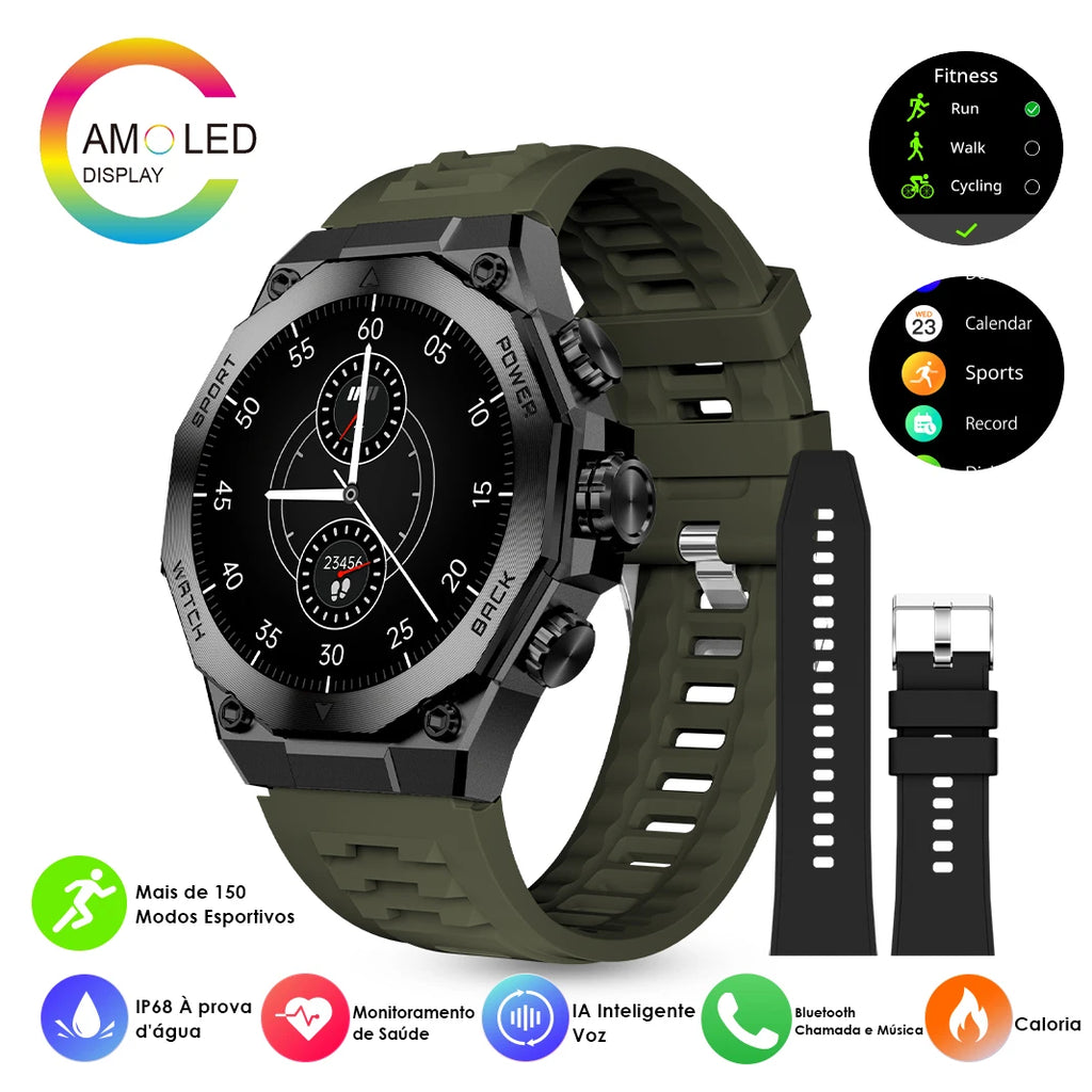 AURAFIT Free shipping Deportes ENERGY 2 SmartWatch Inhaled Llamades Información Recordator Hombres y Mujeres impermeable