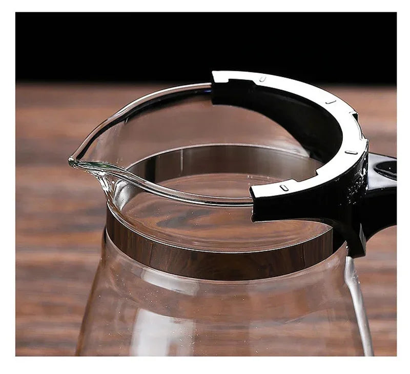 500ml-1800ml  Glass Teapot  Borosilicate Glass Split Type Teapot Heat Resistant Glass Teapot Tea Part Gift Idea Household