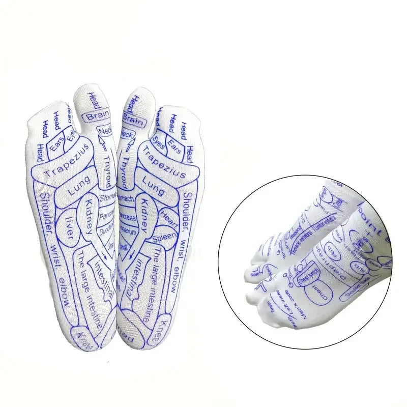 Massage Relieve Tired Feet Socks Acupressure Foot Massager Reflexology Socks Foot Acupoint Massage Tool Physiotherapy Foot Care