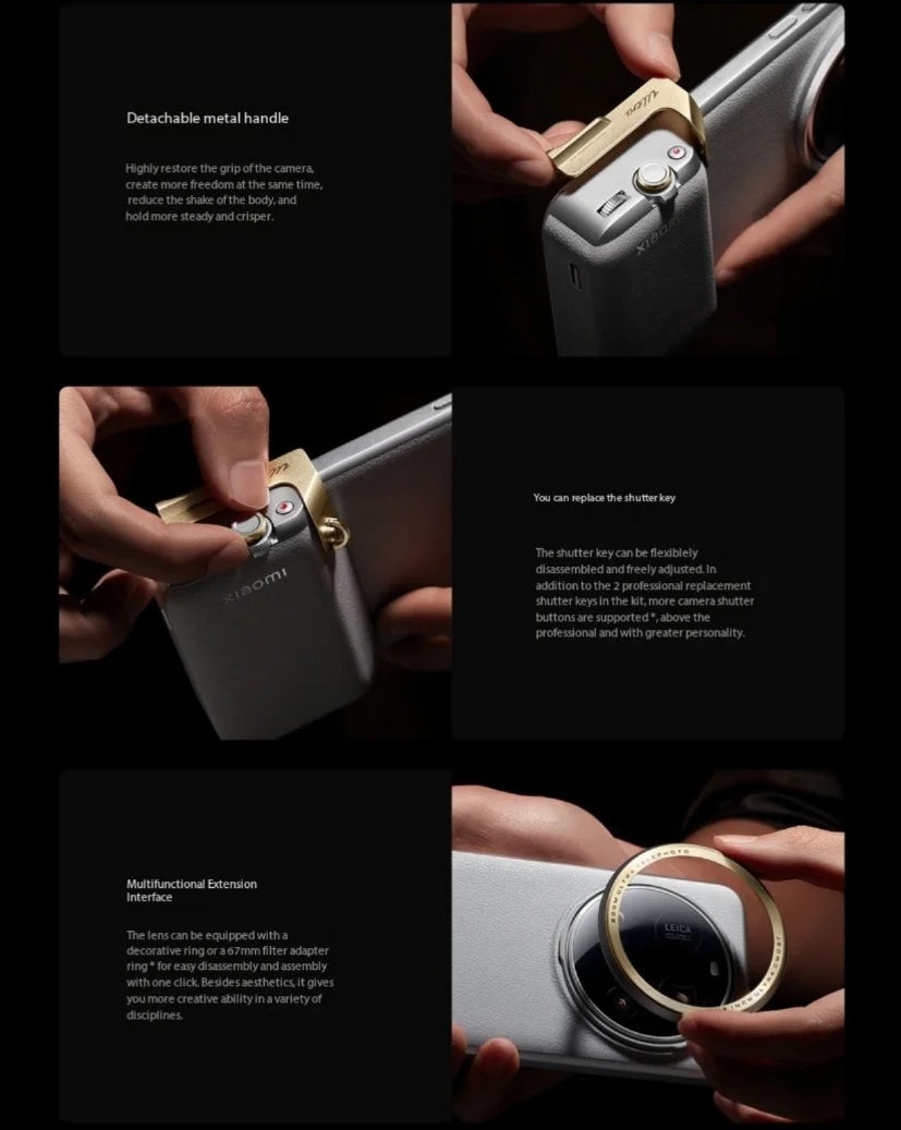Original Xiaomi 15 Ultra Photography Package Leather Camera Envelope Case For Xiaomi 15 Ultra