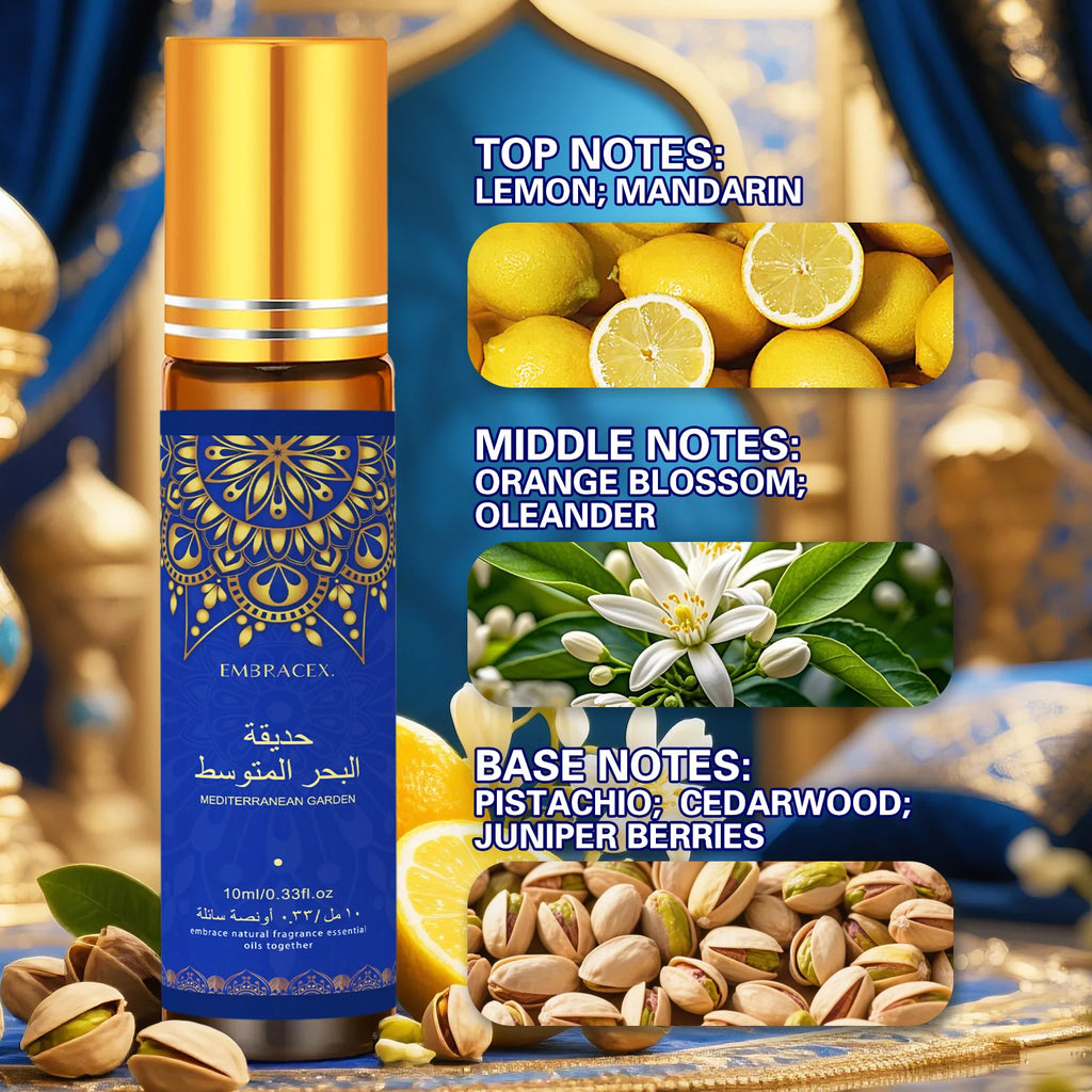 8PC/1PC 10ml Roller Essential Oils Eid al-Fitr Gift  Humidifier Six Long Lasting Scents
