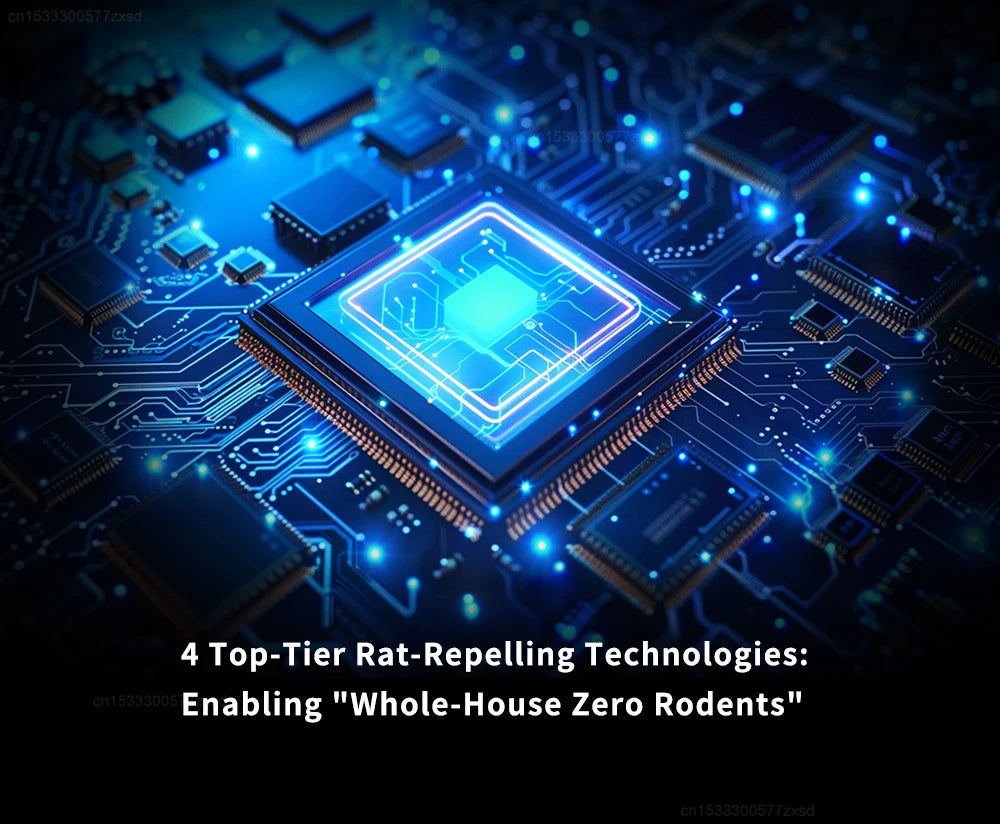 Ultrasonic Mosquito Repeller Rat Repeller Intelligent High-power Warehous Kitchen Variable Frequency Cockroach Pest Repeller New
