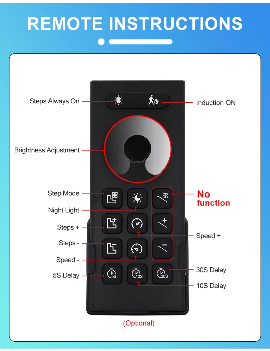 Intelligent Motion Sensor Stair Light Kit, Smart Bluetooth APP Remote Control, Dynamic & Constant Lighting for Indoor Staircase