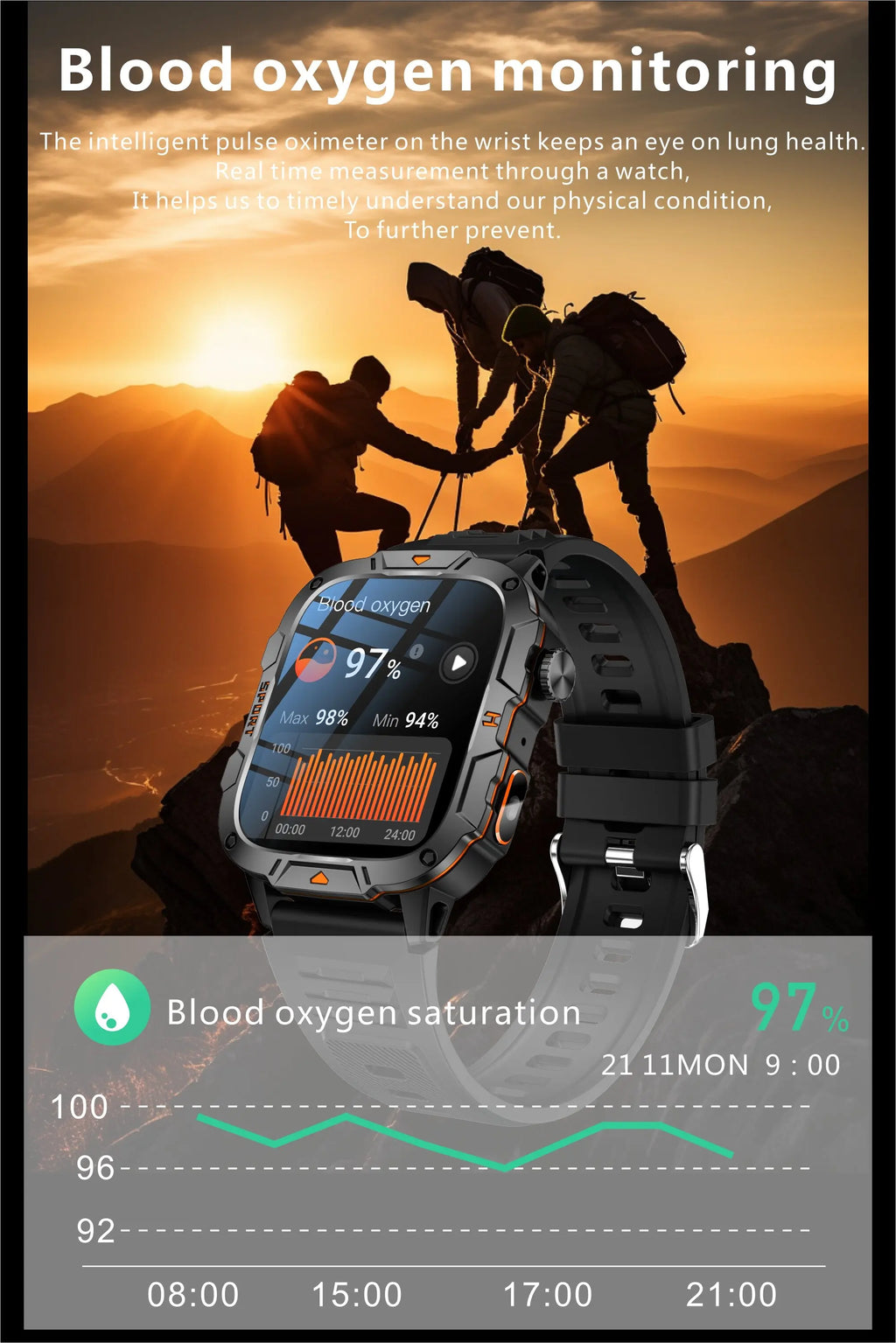 2025 For Xiaomi Original Built-in Dual-band GPS Men Smartwatch BT Call Fitness Military 5ATM IP68 Military Sport Smart Bracelet
