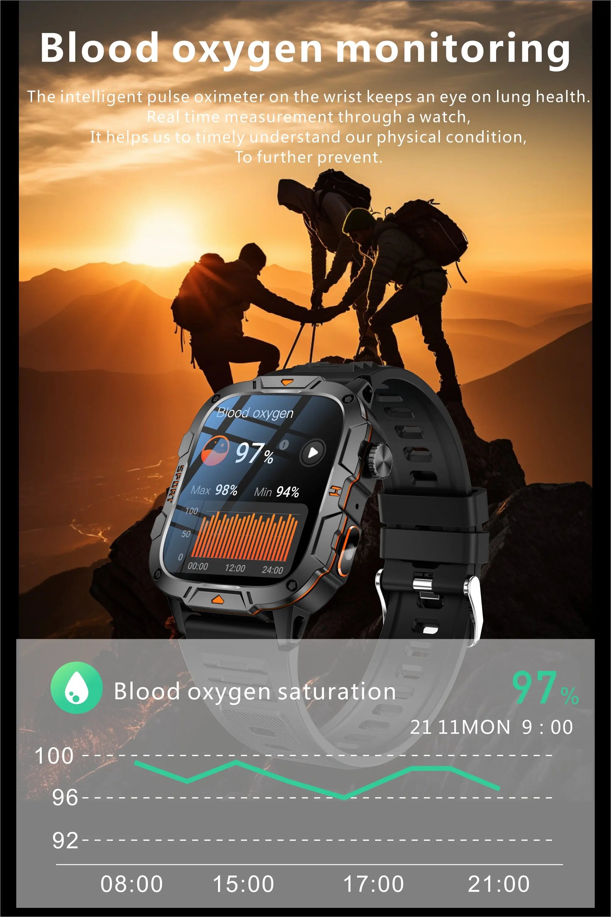 2025 For Xiaomi Original Built-in Dual-band GPS Men Smartwatch BT Call Fitness Military 5ATM IP68 Military Sport Smart Bracelet