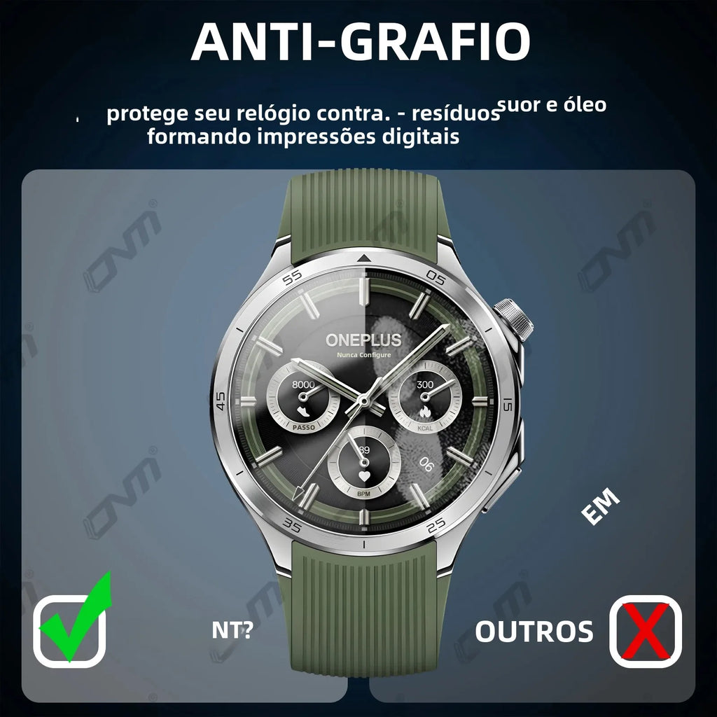 2.5D Screen Protector for OnePlus Watch 3 Tempered Glass Anti-Scratch Protection Glass Film Ultra-HD Protector Accessories