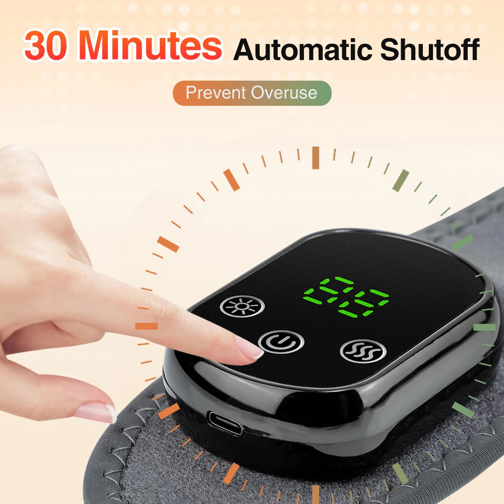 Electric Wrist Brace with Adjustable Hot Compress Vibration Massage Ankle Guard Band Carpal Tunnel Hand Foot Protection Tool