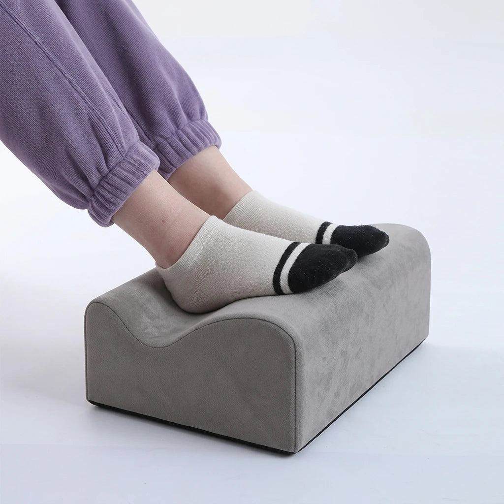 Office Leg Pillow Relax Leg Muscles Ergonomic Memory Foam Footrest Pillow for Leg