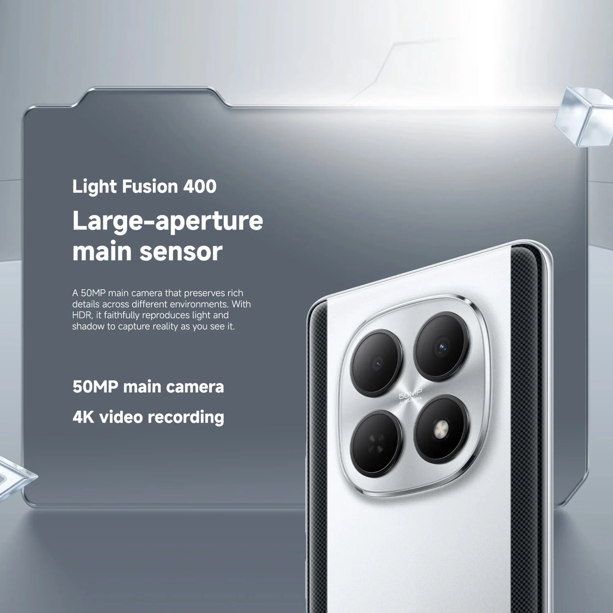 POCO M8 5G 8+256GB Global Version Snapdragon® 6 Gen 3 6.77" 120Hz Flow AMOLED display 7.35mm sleek 3D-curved design 5520mAh 45W