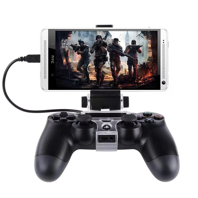 Cell Phone Clip Holder Clamp Mount Clip Stand Bracket for PlayStation 5 PS5 PS4 Wireless Controller Remote Play