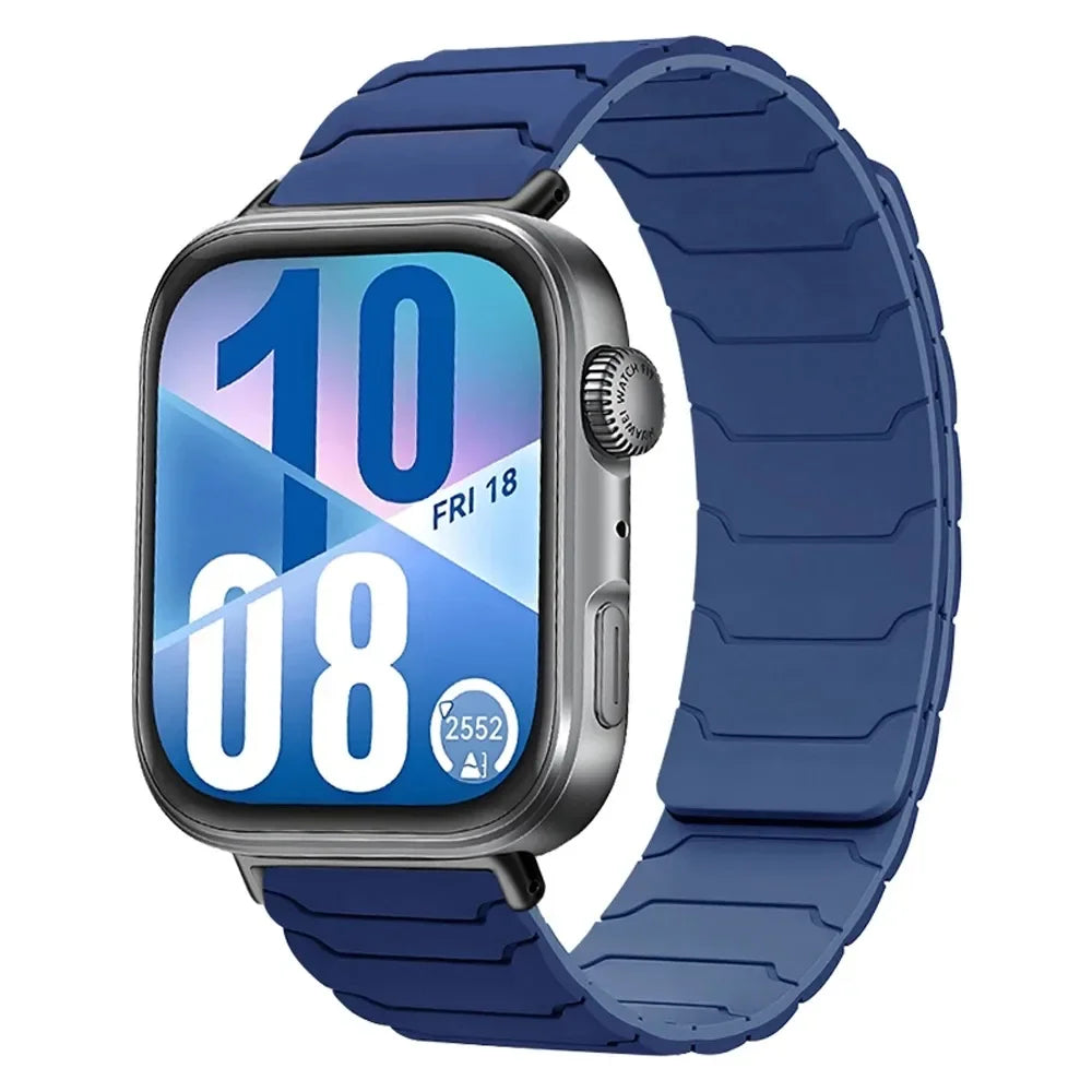 Magnetic Silicone Strap For Huawei Watch Fit 5/4/3 Sports Comfortable Replacement Wristband Huawei Watch Fit 4-5 Pro Accessories