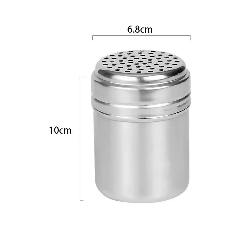 Multi-purpose Stainless Steel Seasoning Jar Salt Sugar Bottle Rotating Cover Spice Pepper Shaker Spice Jar Kitchen Gadgets