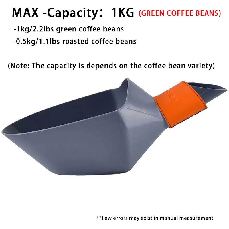CAFEMASY Kitchen Accessories Large Container Shovel For Coffee Bean Flour Ice Cubes Capacity Measuring Tool Scoops 500g 1kg 2kg