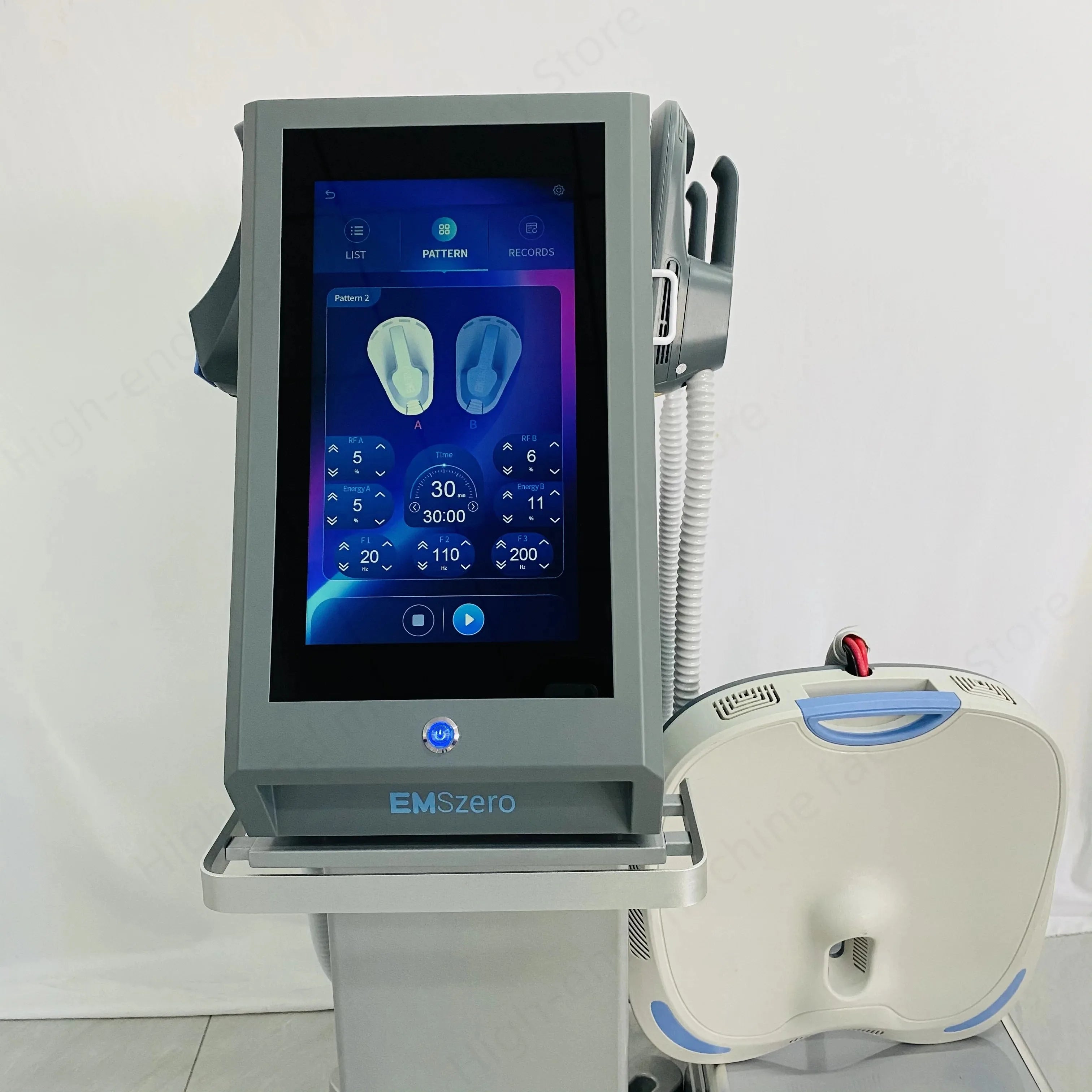 EMS MYOslim Body Sculpt Machine RF Sculpting Electromagnetic Stimulate Body Slimming Machines Muscle Build 6500W 4 5 Handles