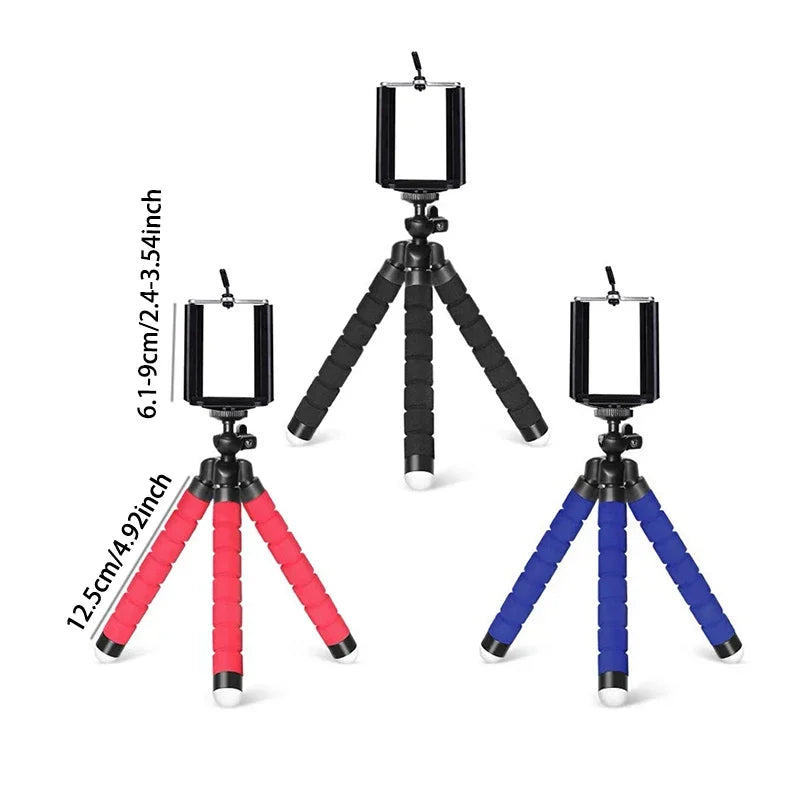 Tripod For Phone Mobile Camera Holder Clip Smartphone Monopod Tripe Stand Octopus Mini Tripod Stativ For iPhone Samsung Xiaomi