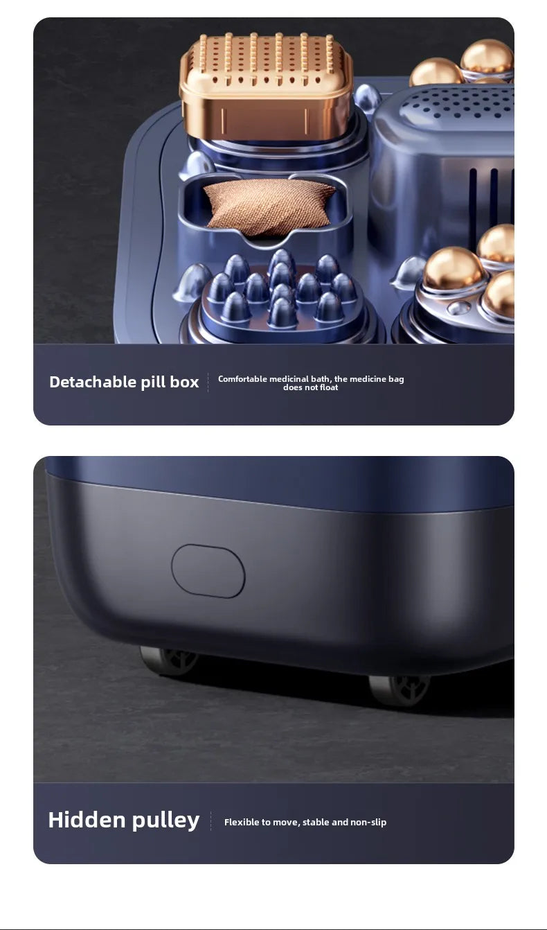 Electric massage of foot bath for heating constant temperature foot bath for 2024 new home fully automatic foot bath tub