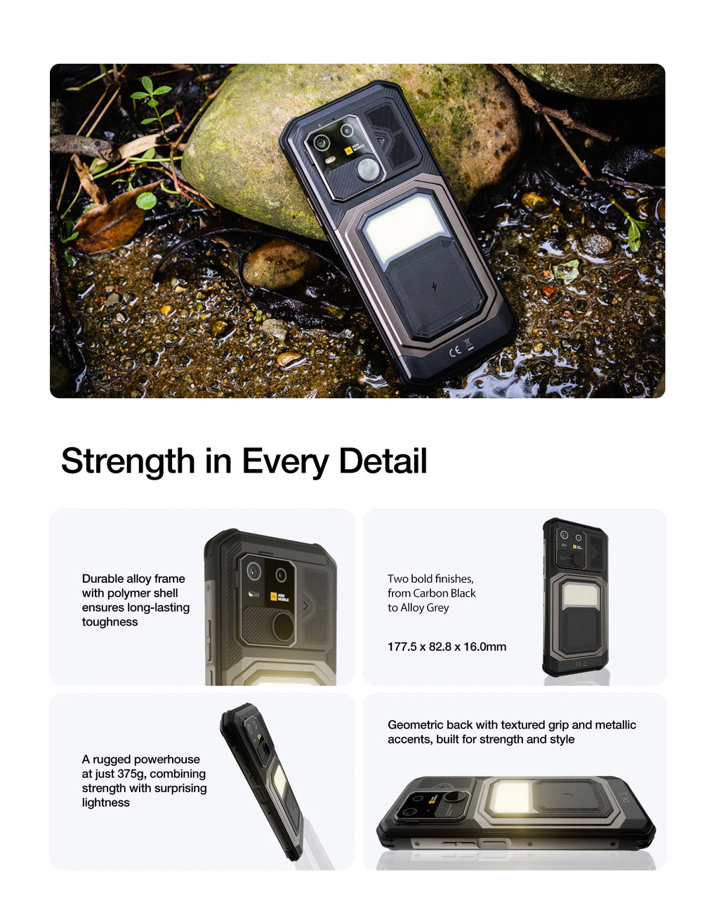 AGM G3 PRO 5G Rugged Phone 512GB ROM +24(12+12)GB RAM Thermal Imaging Camera Smartphone Android15 Fast Charge  Wireless Charging