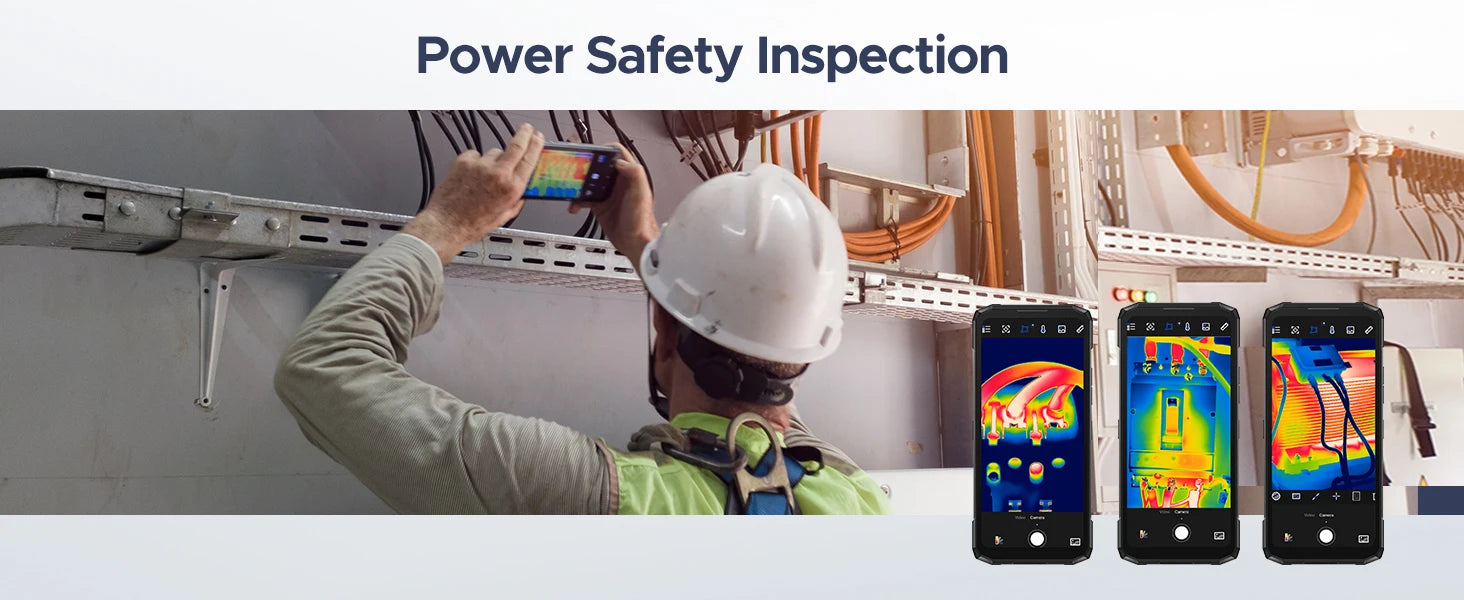 DOOGEE Fire 6 Rugged Phone Thermal Imaging 10400mAh Large Battery 6.56" 16GB(6+10) 256GB 50MP AI Main Camera Mobile Phone