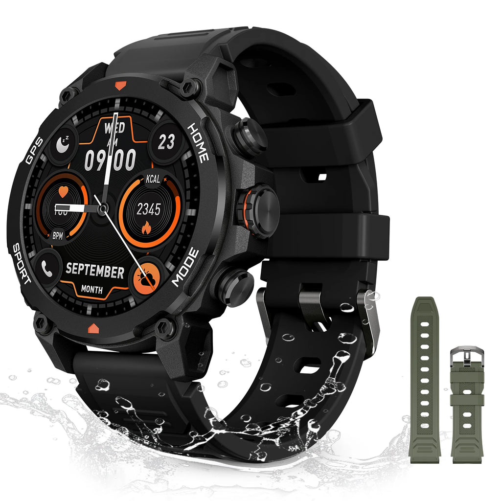2025 GPS Positioning SmartWatch Lightweight AURAFIT Sports Compass Outdoor Adults Men Women's SmartWatch Health SOS Elderly