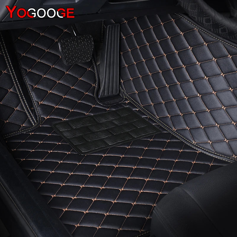 YOGOOGE Custom Car Floor Mats For Ssangyong Korando Auto Carpets Foot Coche Accessorie