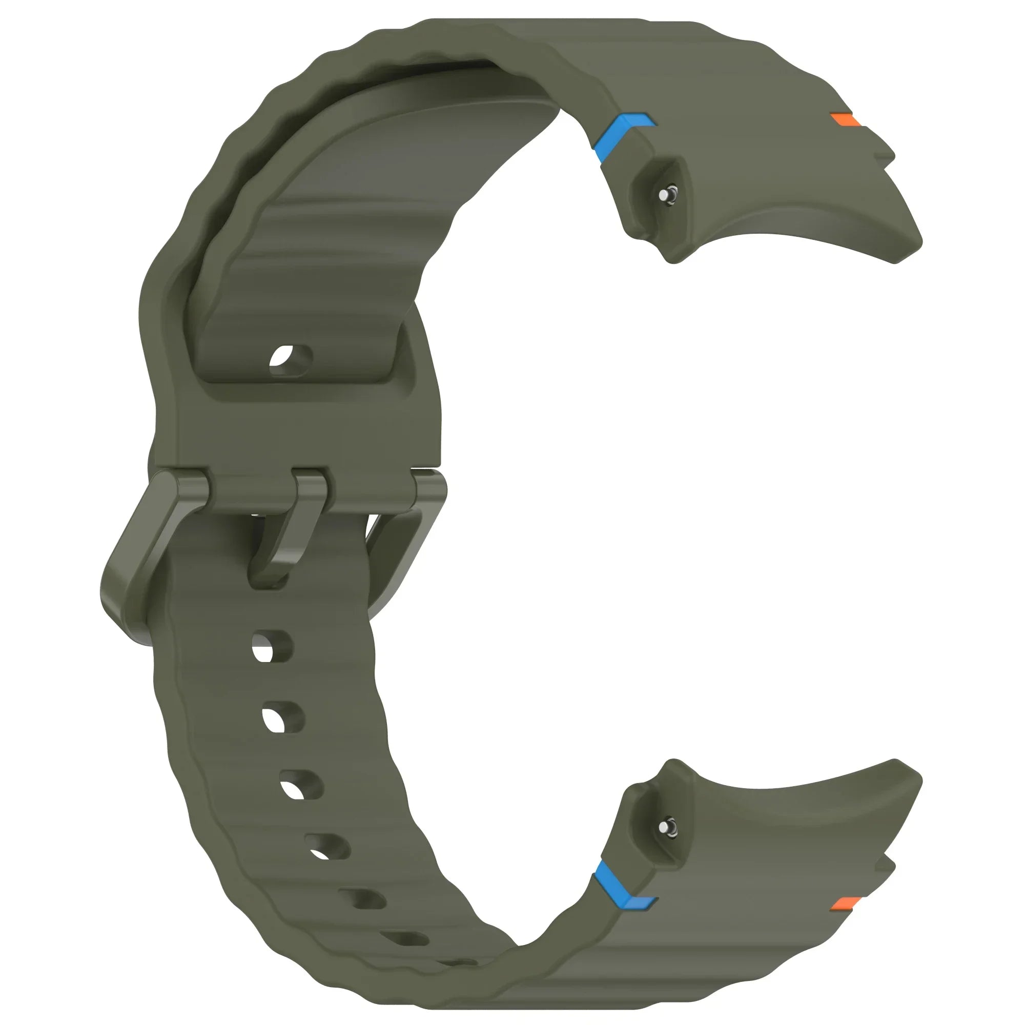 1:1 Official Silicone Strap For Samsung Galaxy Watch 7/FE/6/5/4 44mm40mm 5 Pro Bracelet Watch 6/4 Classic 47/43mm 46/42mm Correa