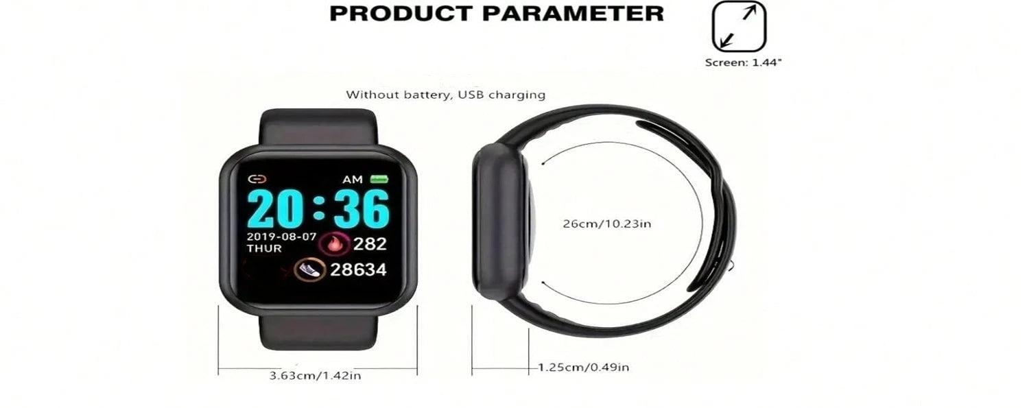 New Smart Watch For Men Wristwatch Women Fitness Sport Bracelet Bluetooth Connected Phone Player Music Control Digital Watches