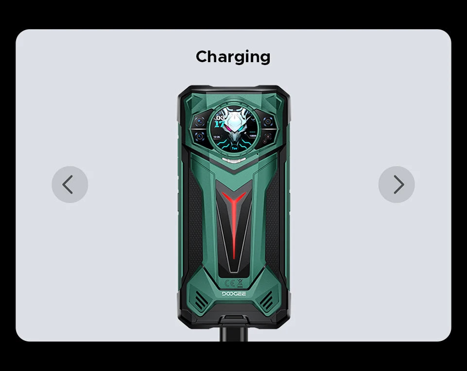 DOOGEE S200 Ultra 5G Rugged Phone 48GB+1TB Dimensity 7400 11000mAh Battery 66W 6.72” FHD+120Hz Breathing Light NFC Smartphone