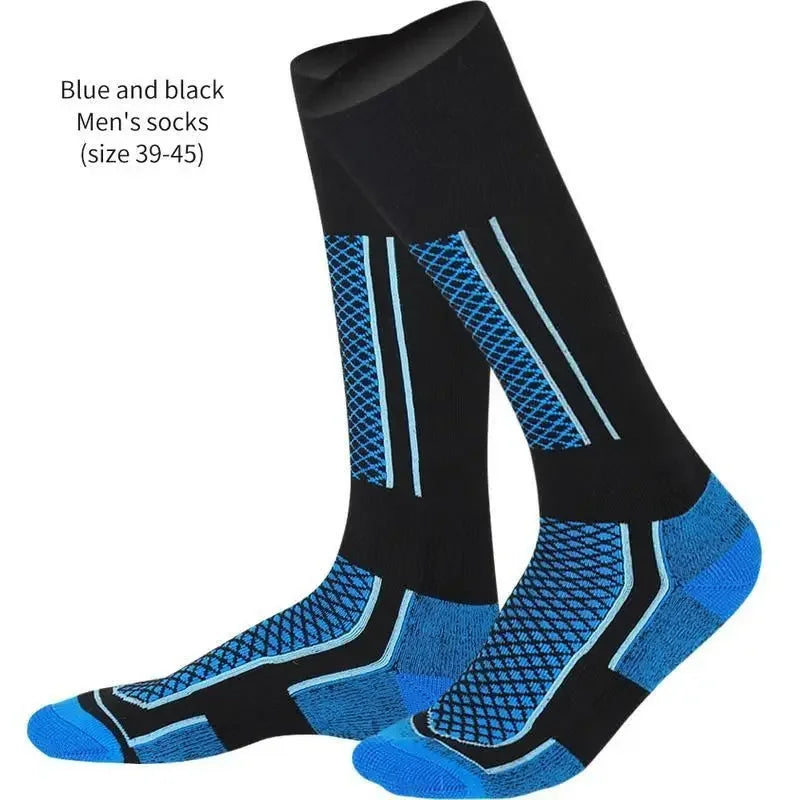 Ski Socks Thick Cotton Sports Snowboard Cycling Skiing Soccer Socks Men Women Moisture Absorption High Elastic Thermal socks