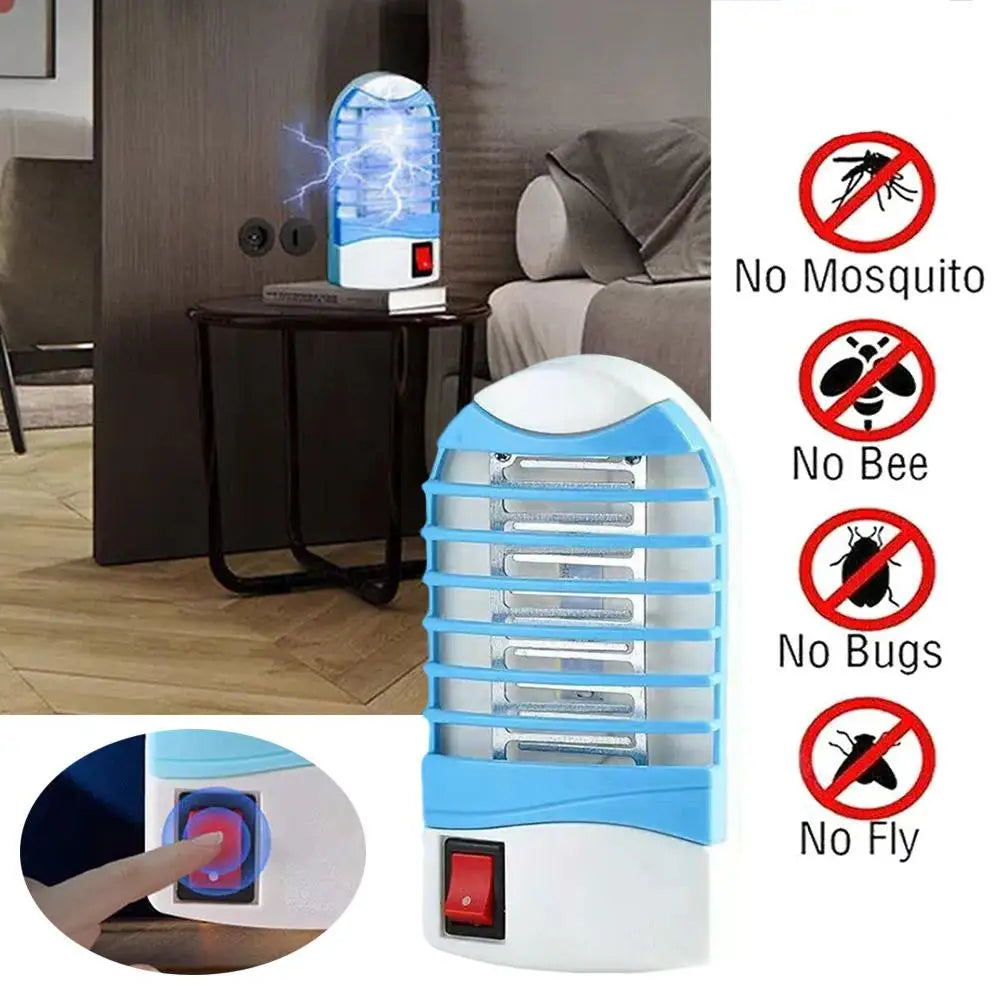 LED Socket Mosquito Killer Lamp US Plug Electric Mosquito Fly Bug Insect Trap Killer Night Lamp For Summer Mosquito Light Lamp
