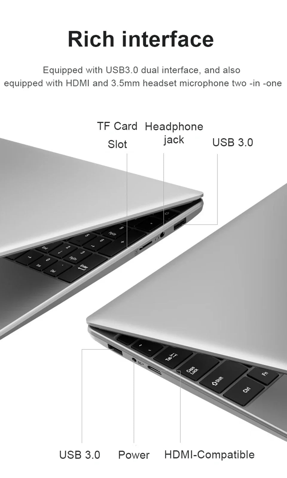 2026 Intel Core i9 10980HK Portable Laptop Computer 16GB DDR4 1TB 2TB SSD 14.1" Notebook Windows 11 4K Office Gaming PC