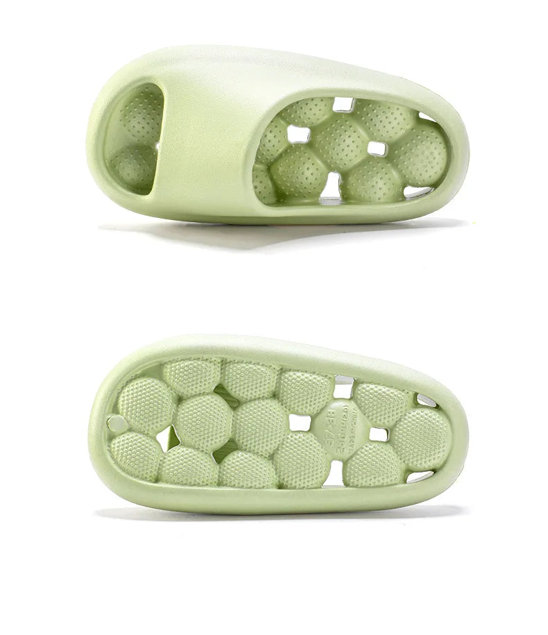 TZLDN Ergonomic EVA Unisex Bathroom Slippers Water-Leakage-Proof Massage Indoor Slippers Comfortable Breathable Casual Slippers