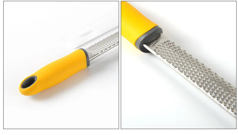 Stainless Steel Fruit Cheese Grater, Chocolate Lemon Peel Cheese Shavings Grater, Scraper, Kitchen Tool