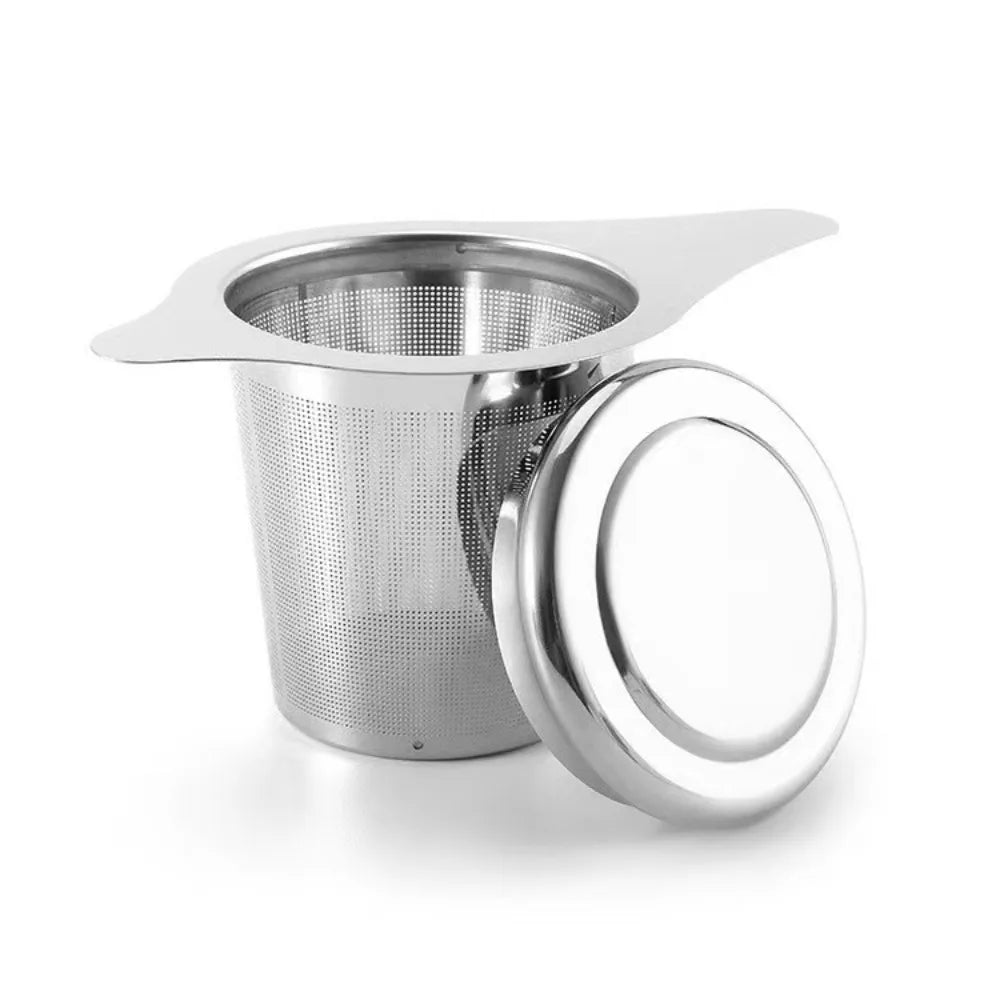 Mates 304 Stainless Steel Double-ear Tea Leak Household Double-handle Tea Filter Tea Filter Tea Set Accessories Mate Infuser Bar