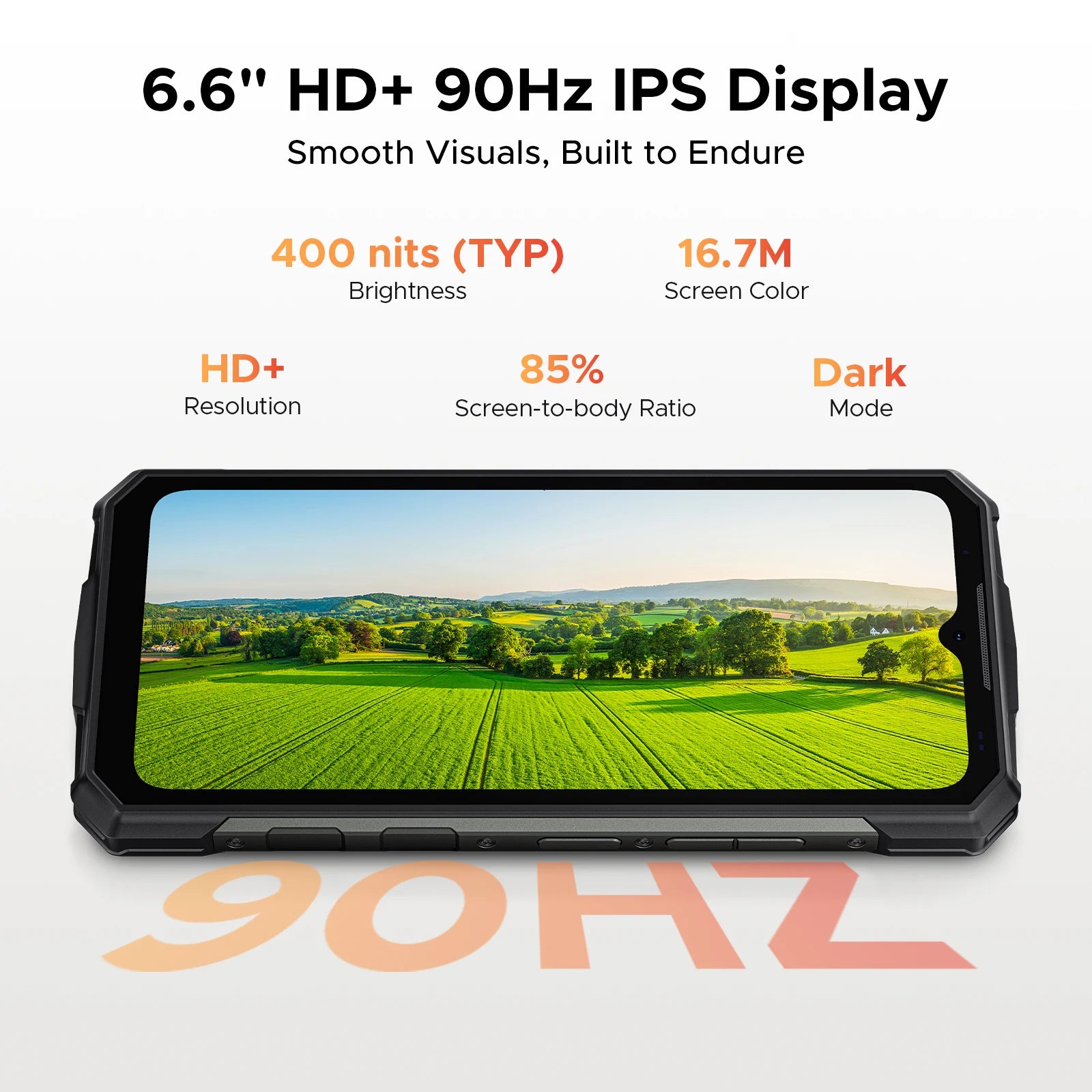 DOOGEE Fire 7 5G Rugged Phone Android 15 Gemini AI 13000mAh Battery 6.6'' Screen Dimensity 6300 64MP Camera  Smartphone NFC