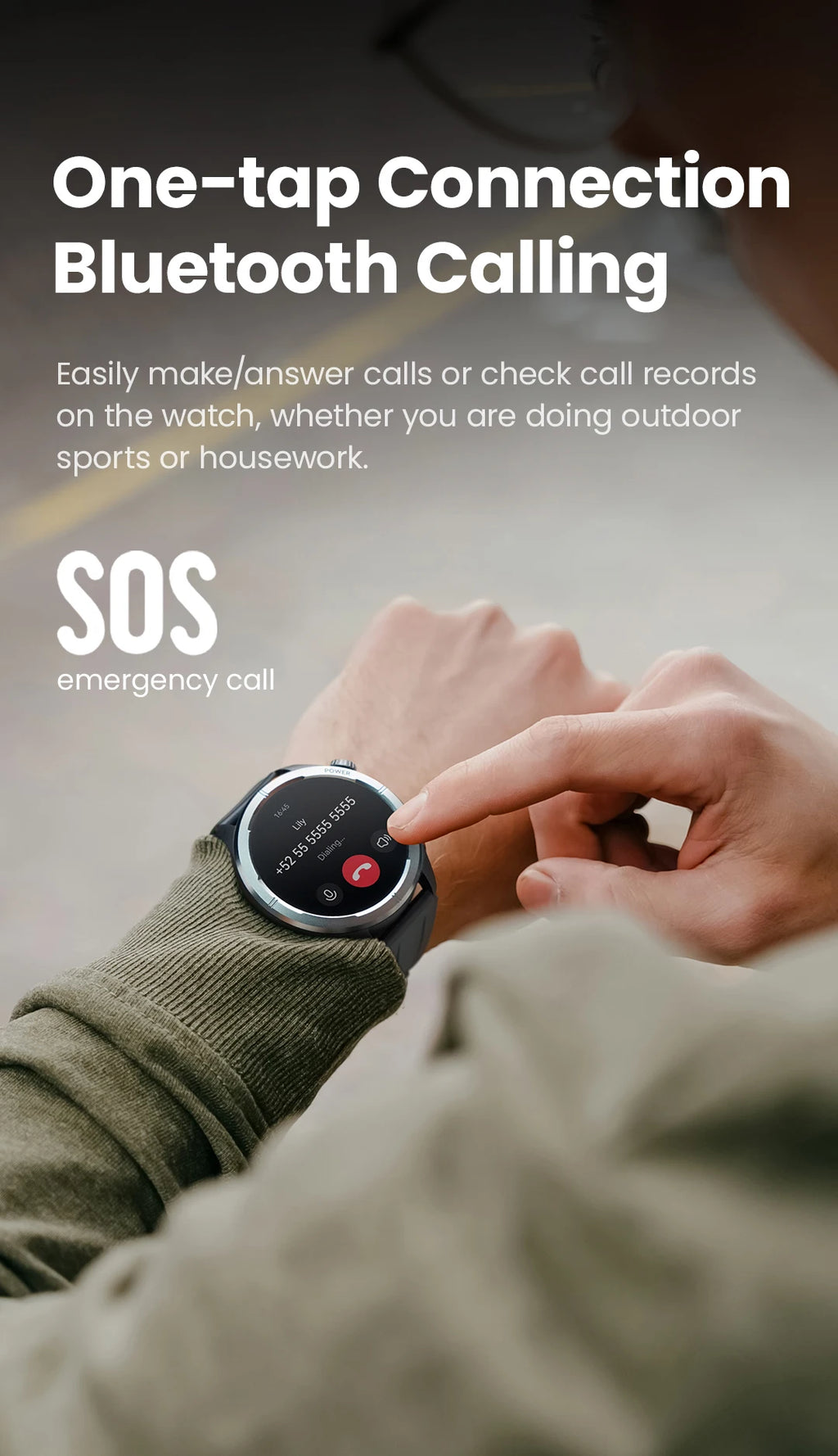 HAYLOU Solar Neo Smartwatchs 1.53'' HD Display 24H Health Monitoring Bluetooth Call Smart Watch Men Women Smart Sport Watchs
