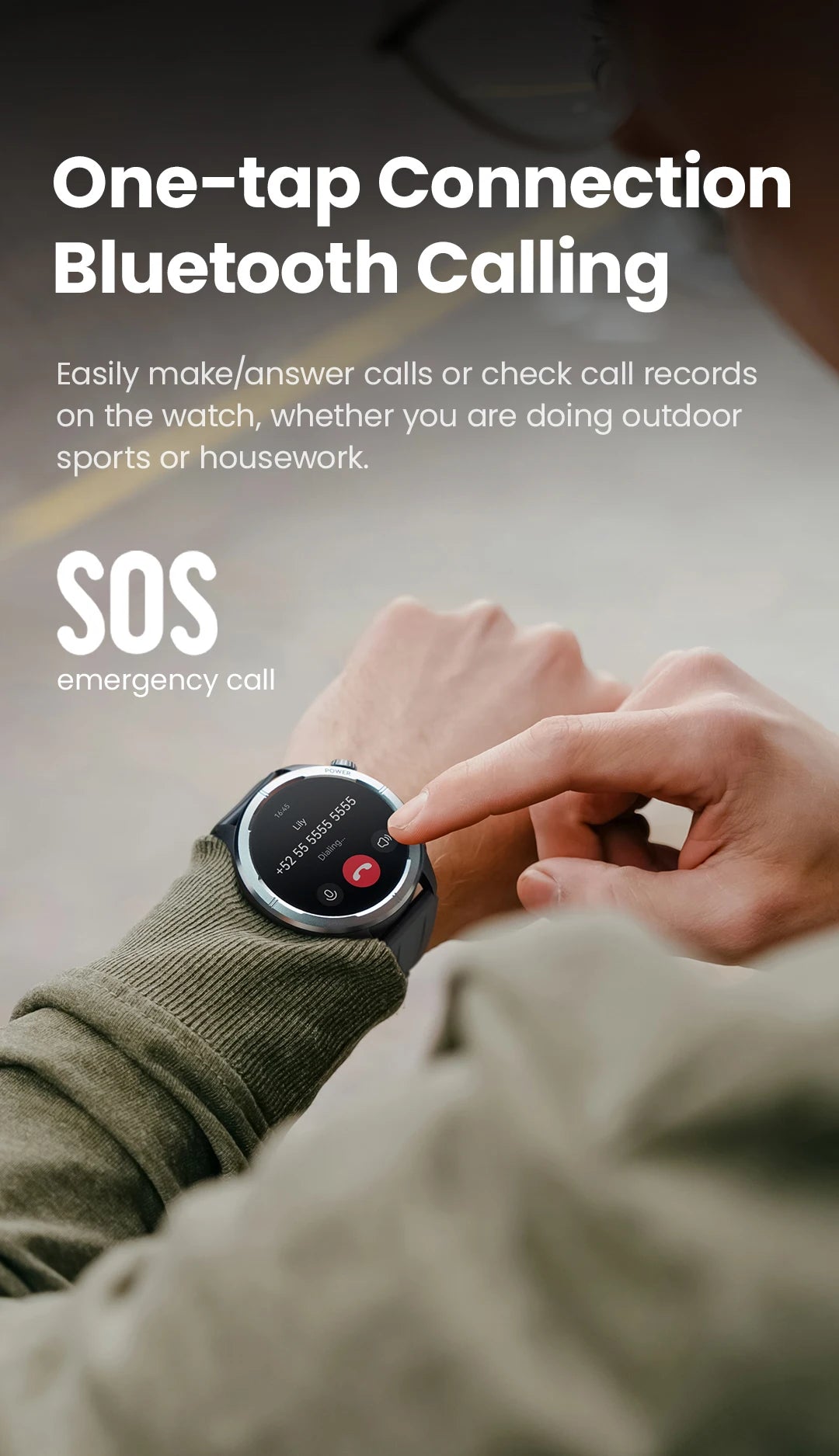HAYLOU Solar Neo Smartwatchs 1.53'' HD Display 24H Health Monitoring Bluetooth Call Smart Watch Men Women Smart Sport Watchs