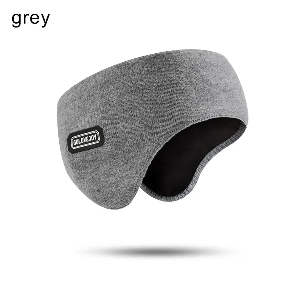 Winter Warm Earmuffs Anti Cold Knitted Plush Headband Ear Covers Outdoor Cycling Ski Running Thermal Soft Unisex Ear Warmers