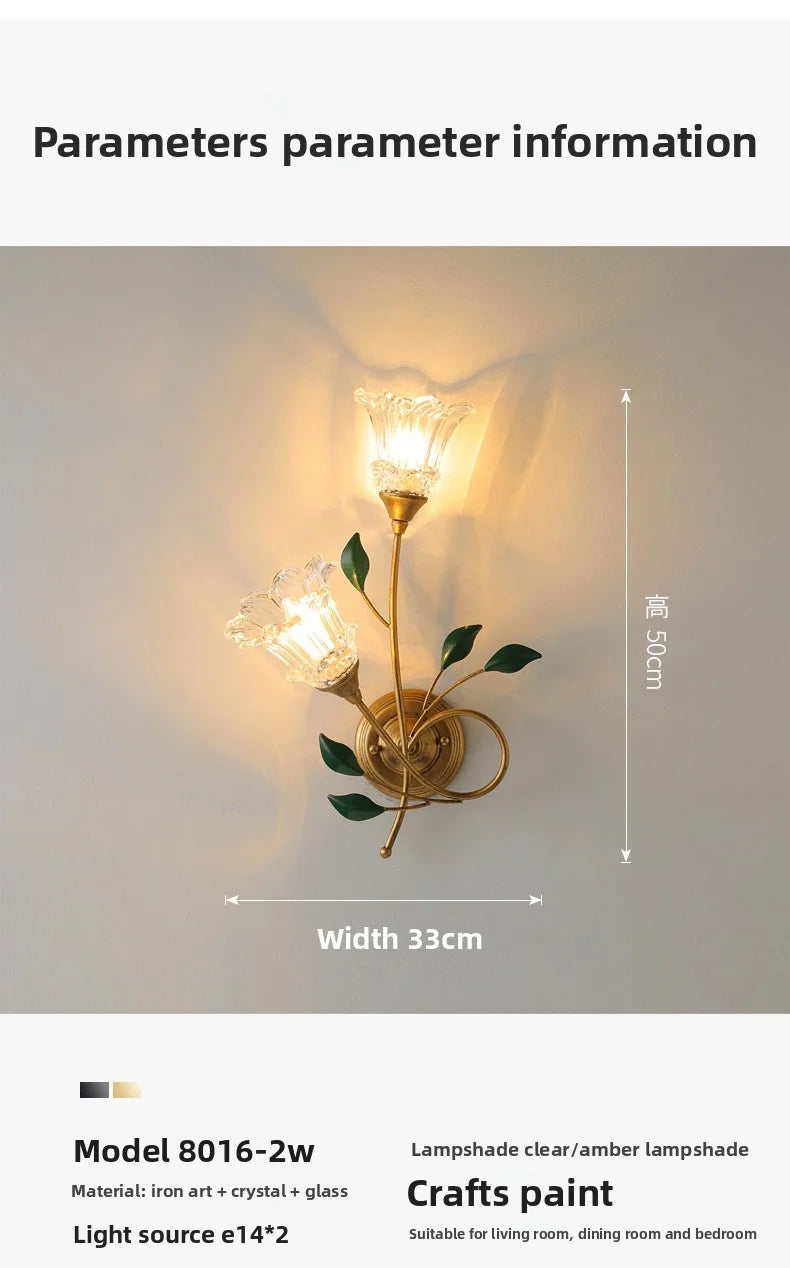 Bedroom Bedside Wall Lamp Nordic Minimalist Luxury Creative - Living Room TV Background Wall Lamp Staircase Retro Art Wall Lamp